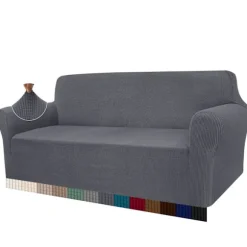 Høj stræk sofaovertræk moderne sofaovertræk jacquard elastisk