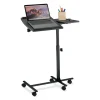 Højdejusterbart laptopbord med hjul