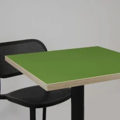 Højt bord 60 x 60 cm - Bazila model grønne trækanter Grön