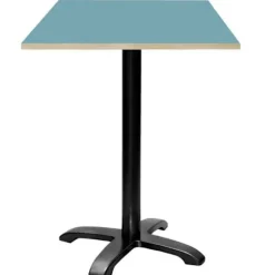 Højt bord 60 x 60 cm - Bazila model cederblå med trækanter Blå
