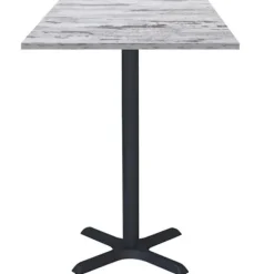 Højt bord 60 x 60 cm - Dina islandsk eg model Vit