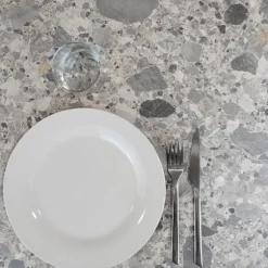 Højt bord 60 x 60 cm - Dina terrazzo cepp model Grå