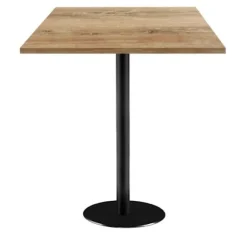 Højt bord 70 x 70 cm - Rom model slovensk eg brun
