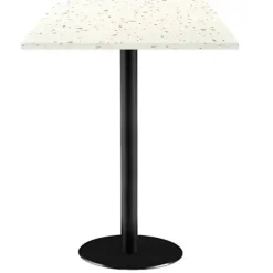 Højt bord 60 x 60 cm - Rom terrazzo cassata model Vit