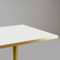 Højt bord 60 x 60 cm Rom hvid bistro Vit