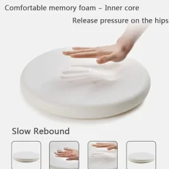 Holdbar Memory Foam Pude, Skridsikkert Design til Universel Brug, Åndbart Stof for Komfort Året Rundt