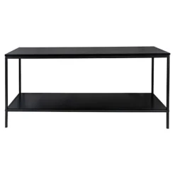 House Nordic TV stativ med 2 Avery hylder Sort 442759 Svart