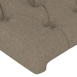 Hovedgærde - Maison Exclusive - Taupe 90x7x78/88 cm - Indbygget LED - Højdejusterbar mol