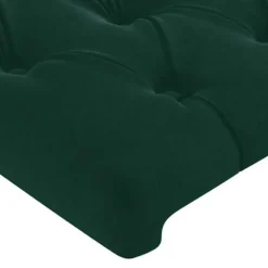 Hovedgærde - Maison Exclusive - Mørkegrøn fløjl - 90 x 7 x 118/128 cm - Justerbar højde Mörkgrön