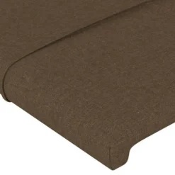 Hovedgærde - Maison Exclusive - Mørkebrun - Indbygget LED - 90 x 5 x 78/88 cm Mörkbrun