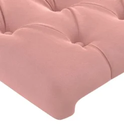 Hovedgærde - Med ører - Blødt velour - Rosa - Højdejusterbar Ros