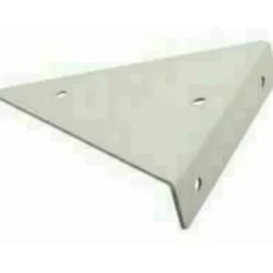 Hyldebeslag - 17 cm Trekantbeslag til Hylder, Skjulte Hyldebeslag, Robust Flydende Hyldehardware, Dekorative Hyldeunderstøtninger & Beslag