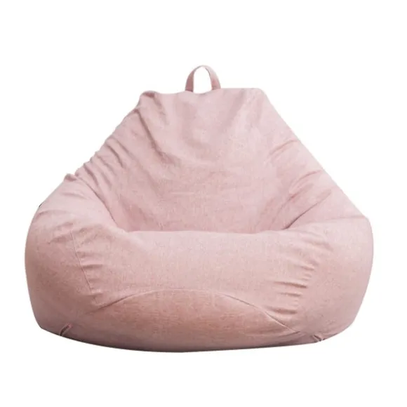 Indendørs/Udendørs Voksen Beanbag Spilstol Ekstra Stor Beanbag Betræk Pink L