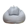 Indendørs/Udendørs Voksen Beanbag Spilstol Ekstra Stor Beanbag Betræk Lysegrå L