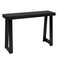 Indgangskonsol - DUOKU - ZH616 - Sort - 118x30,5x81 cm - 2 niveauer Svart