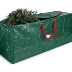 Jumbo Juletræsopbevaringstaske - Passer til 2,3 m høje juletræer - Vandtæt juletræstaske beskytter mod støv, fugt og insekter. Grøn-FO- green
