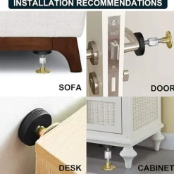 Justerbar gevind seng ramme anti-vibration værktøj, sengegavl stop,