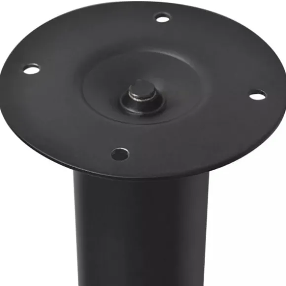 Justerbare bordben 2 stk. 710 mm-1100 mm sort Black Svart