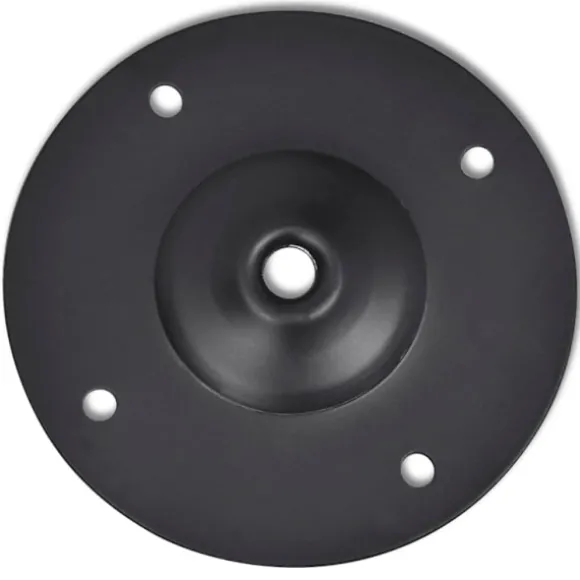 Justerbare bordben 2 stk. 710 mm-1100 mm sort Black Svart