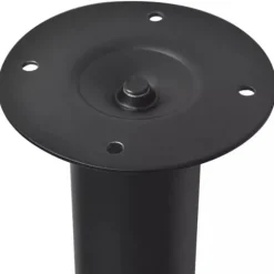 Justerbare bordben 2 stk. 710 mm-1100 mm sort Black Svart