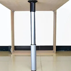 Justerbare Bordben i Aluminiumlegering, Foldbare Spisebordben, Løfteben, Justerbare Støttefødder, Teleskopiske Foldbare Multifunktionelle