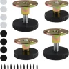 Justerbare møbelben, 4 stk. 27–40 mm Justerbare ben, Møbelben M