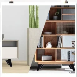 Justerbare møbelben 4 stk. 8x7x6,3 cm Aluminium Sofabordben Kompatible med skab sofabord TV Holdbare robuste glatte