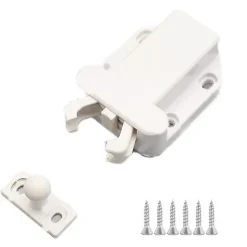 Kabinet Skab Rebound Bolt Møbel Tryk Lås Åbn Døren Uden Håndtag White