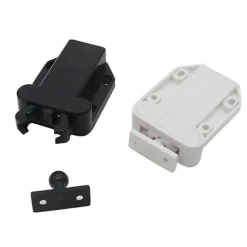 Kabinet Skab Rebound Bolt Møbel Tryk Lås Åbn Døren Uden Håndtag White