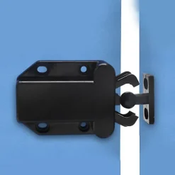 Kabinet Skab Rebound Bolt Møbel Tryk Lås Åbn Døren Uden Håndtag White