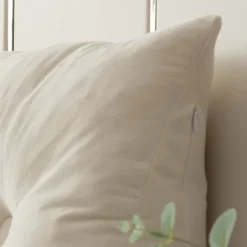 Kilepude Hovedgavl Positionsstøtte Lang Pude til Seng Khaki 150*40*12cm