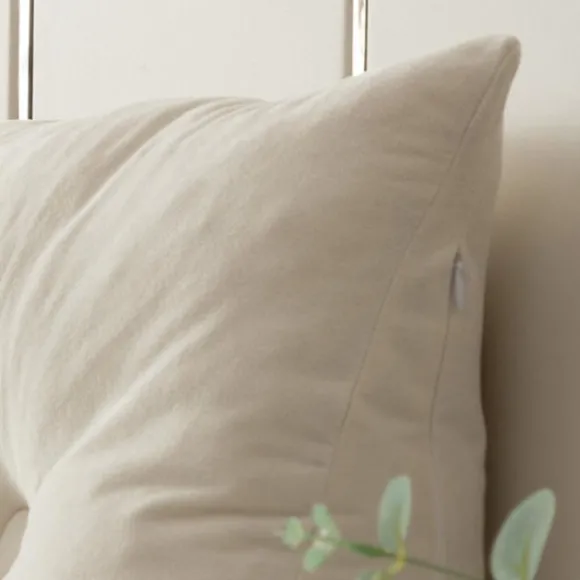Kilepude Hovedgavl Positionsstøtte Lang Pude til Seng Khaki 150*40*12cm
