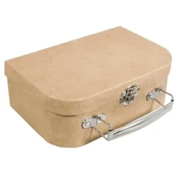 Kiste - RAYHER - 24x16x8cm - 100% genbrugt FSC - Metalhåndtag - Multifarvet Multifarvet
