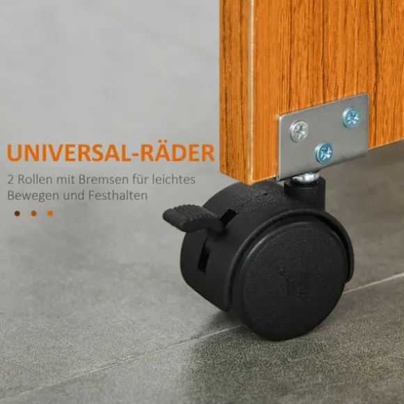 Klapbord Spisebord Mobilt Skrivebord Med Klapbord Sidebord Med Hjul Spisebord Til Køkken Hvid