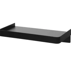 Klæbevæg hylde Lille vægmonteret selvklæbende hylde Telefonholder Hylde Sort 18,5X9,1X4,2CM Sort Black 18.5X9.1X4.2CM
