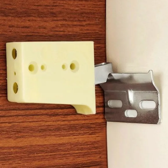 Kompakt Skabshænger Høj Renhed Ikke Let at Slide Lang Levetid Pålidelig Skjult Hængerbeslag til Skab