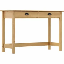Konsolbord - Hill - 2 skuffer - Massiv fyr - 110x45x74 cm honungsbrunt