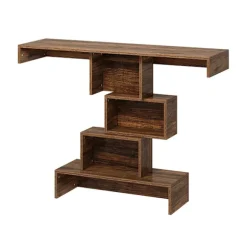 Konsolbord 108cm i træ / aflastningsbord / sidebord med dekorat