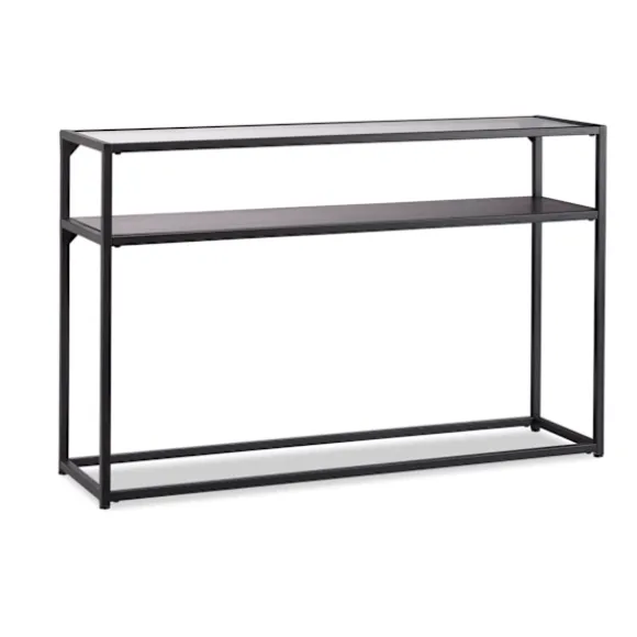 Konsolbord glas metal