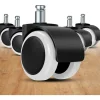 Kontorstol Caster Wheels Udskiftning (Sæt med 5), 2 tommer, Universa