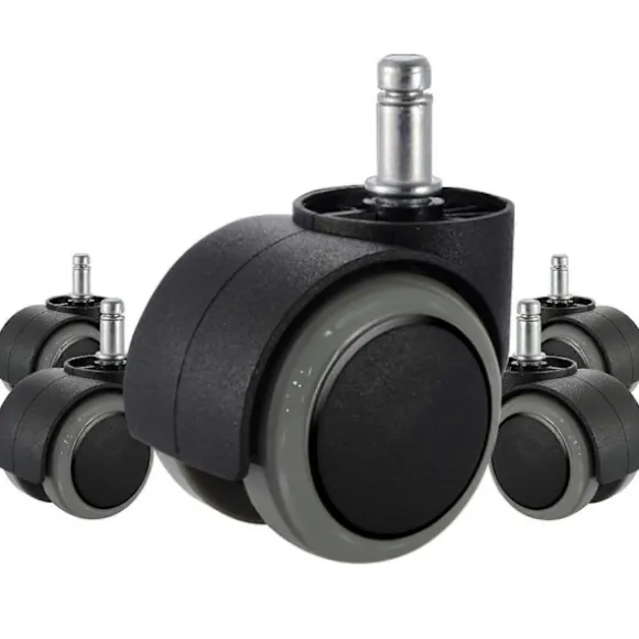 Kontorstol Hjul, 5-pak, Passer til IKEA Stol (10mm x 22mm) Kraftig