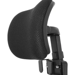 Kontorstol nakkestøttefeste Universal nakkestøttepute Kledd Justerbar høydevinkel Black and black