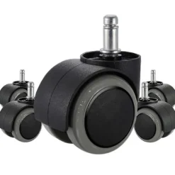 Kontorstolshjul, 5-pak, passer til IKEA stol (10mm x 22mm) Kraftig