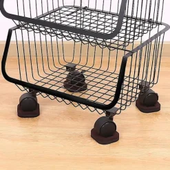 Kontorstolshjul Stopper Møbel Caster Cups Hårdttræ Gulvbeskyttere Anti Vibrations Pad Stol Rullefødder Anti-slip Måtte