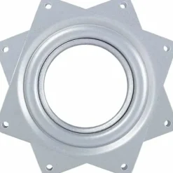 Kugleleje drejeplade, drejeplade, drejebase, 360 graders roterende plade, firkantet metal drejeplade, 4 tommer
