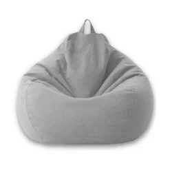 Kun indre skal Cvoer vandtæt Lazy Bean Bag Pouf Sofaer Cover Indre foring Egnet til Bean Bag Cover Plys Legetøj L