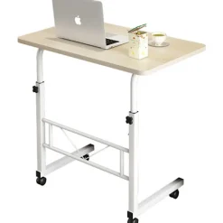 Laptopbord med hjul – højdejusterbart computerbord / arbejdsbor