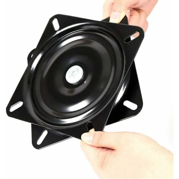 Lazy Susan firkantet leje, 16 cm, drejelig bund, til møbler, sofa, tv og bar