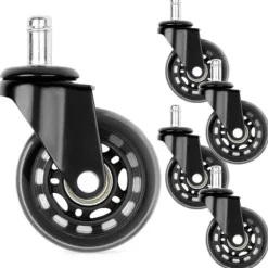 [LCS] IKEA lænestol hjul gummi 6,3 cm / 10 mm 5 stk.