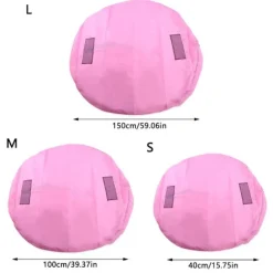 Legetøjsmåtte Opbevaringstaske Legetøjsopbevaringstaske PINK L Pink L